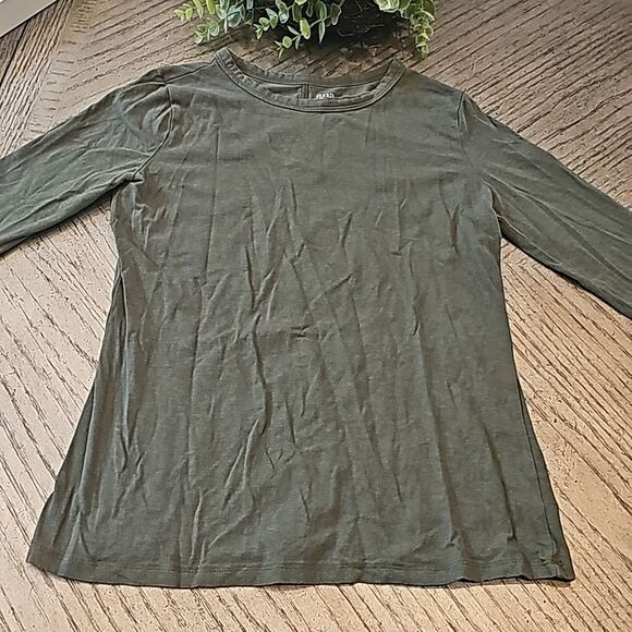 Long sleeve dark Green top size XS a.n.a - Picture 1 of 11